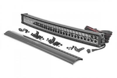 Rough Country Suspension Systems - Rough Country 70787 Bumper Mount 30" LED Light Bar Kit for 14-20 Toyota 4Runner