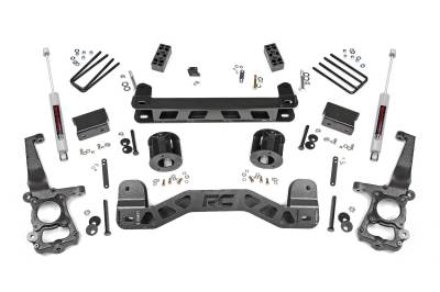 Rough Country Suspension Systems - Rough Country 55130 4" Suspension Lift Kit for 15-20 Ford F150 RWD