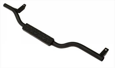 Rampage - Rampage 26627 Slimline 2" Round Side Bar Cab Length for 07-18 Wrangler JK 2DR