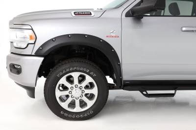 Bushwacker - Bushwacker 50065-02 Pocket Style Front Fender Flares Black for Dodge Ram