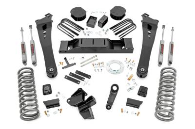 Rough Country Suspension Systems - Rough Country 30930 5" Suspension Lift Kit for 20-24 RAM 3500 DRW 4WD w/Air