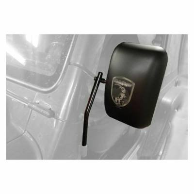 Steinjager - Steinjager J0029733 Black Magnetic Side Mirror Kit for Jeep Wrangler TJ