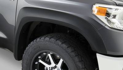 Bushwacker - Bushwacker Extend-a-Fender Front/Rear Fender Flares Black for Tundra 30902-02
