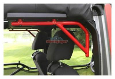 Steinjager - Steinjager Rear Rigid Style Grab Handles Red Baron for Jeep JK 4DR J0041230