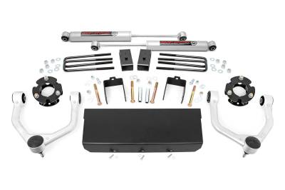 Rough Country Suspension Systems - Rough Country 83630 3" N3 Suspension Lift Kit for 16-24 Nissan Titan XD 2WD/4WD