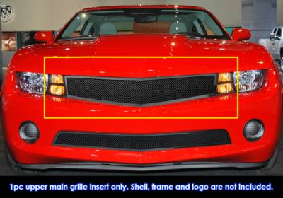 APS - APS Wire Mesh Grille Black 10-13 Chevrolet Camaro GR03GFG21H