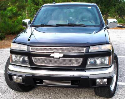 APS - APS Wire Mesh Grille-Polish 04-12 Chevrolet Colorado GR03GEG47T