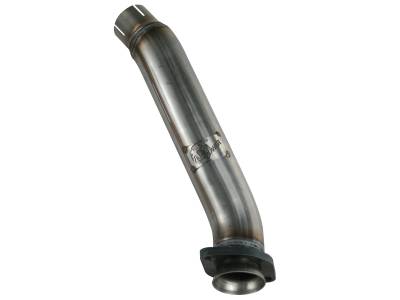 aFe Power - aFe 48-46209 Twisted Steel Stainless Exhaust Loop-Delete Pipe for Jeep 3.6