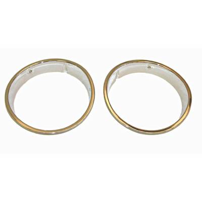 Rugged Ridge - Rugged Ridge 12419.08 Headlight Bezels Chrome for Jeep Wrangler
