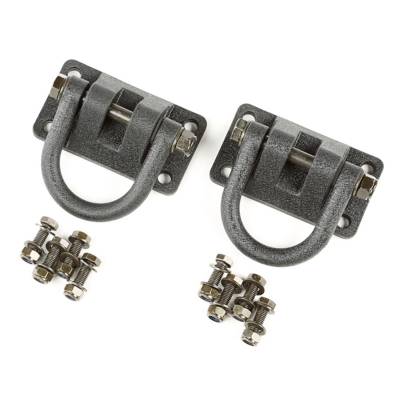 Rugged Ridge - Rugged Ridge 11540.20 D-Rings Textured Black XHD & Custom Bumpers