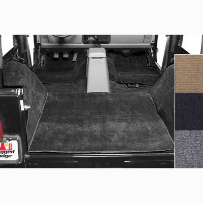 Rugged Ridge - Rugged Ridge 13690.01 Deluxe Carpet Kit Black for 76-95 Jeep CJ/Wrangler YJ