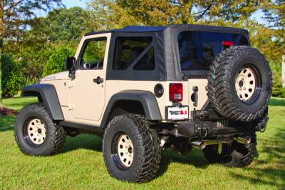Rugged Ridge - Rugged Ridge 13736.01 XHD Sailcloth Replacement Top Black for 07-09 Wrangler JK