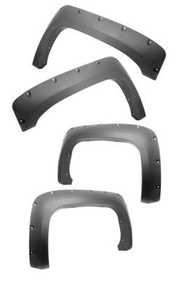 Rugged Ridge - Rugged Ridge 81630.20 All Terrain Fender Flare Set 07-11 Chevy 1500/2500HD/3500