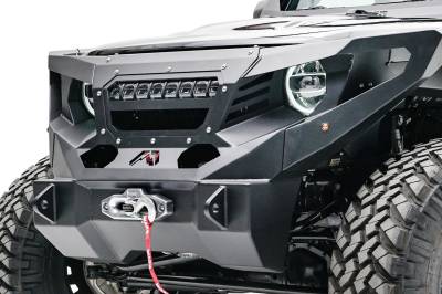 Fab Fours - Fab Fours GR4606-1 Grumper Light Bar Mount for 18-24 Jeep Wrangler JL
