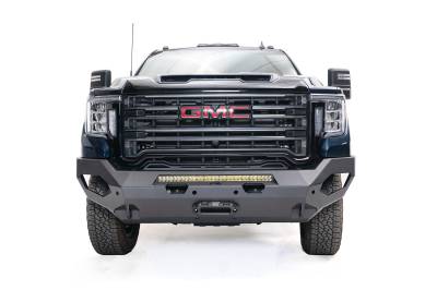 Fab Fours - Fab Fours GM20-X5051-1 Matrix Front Bumper for Sierra 2500HD/3500HD