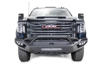 Fab Fours - Fab Fours GM20-V5052-1 Vengeance Front Bumper for 20+ GMC Sierra 2500HD/3500HD