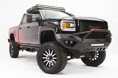 Fab Fours - Fab Fours GM15-V3152-1 Vengeance Front Bumper for Sierra 2500HD/3500HD