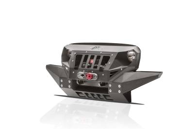 Fab Fours - Fab Fours GR1010-1 Grumper Grill/Front Bumper for 07-18 Wrangler JK