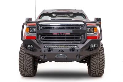Fab Fours - Fab Fours GM15-X2850-1 Matrix Front Bumper for Sierra 2500HD/3500