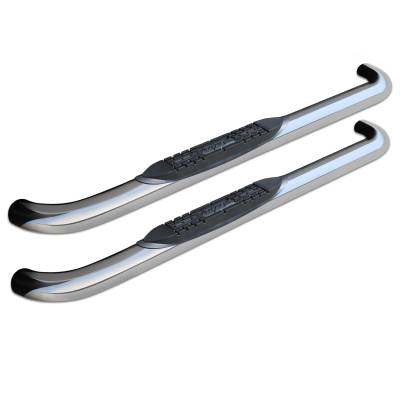 Raptor Series - Raptor 0108-0593 3" Polished Round Step Tubes for 05-06 Jeep Wrangler TJ