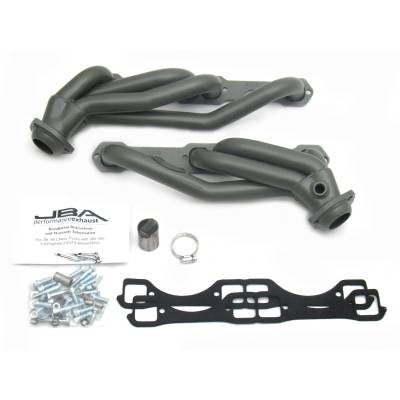 JBA Racing Headers - JBA Headers 1.5" Shorty Stainless Headers Ceramic GM C/K 5.0/5.7L 1830SJT