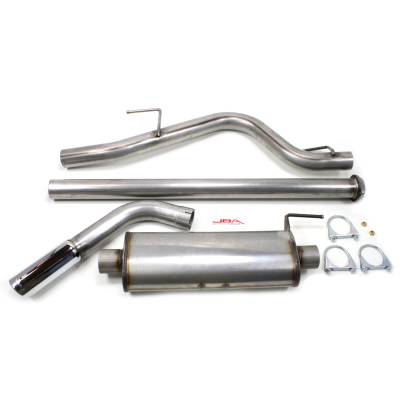 JBA Racing Headers - JBA 40-2528 3" Single Cat-Back Exhaust System for 11-14 F150 3.5/3.7/5.0L V6/V8