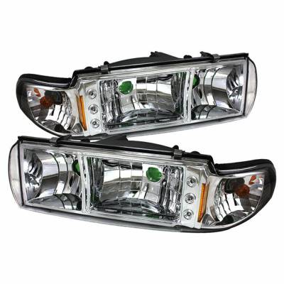 xTune Auto - xTune Auto 5031624 Chrome/Clear Crystal Headlights