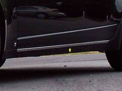 Quality Automotive Accessories - QAA TH48250 Stainless Rocker Panel Trim 2pc for 10-14 Cadillac CTS Sport Wagon
