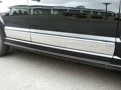 Quality Automotive Accessories - QAA TH47951 Stainless Rocker Panel Trim 4Pc for 07-12 Dodge Caliber