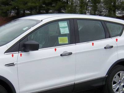 Quality Automotive Accessories - Quality Automotive WS53360 Window Sill Accent Kit 13-14 Ford Escape