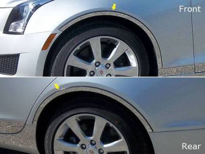 Quality Automotive Accessories - Quality Automotive WQ53235 Wheel Well Accent 13-14 Cadillac ATS