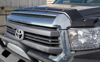 Focus Auto Design - FormFit TG-20J14 Tough Guard Textured Hood Protector for 14-21 Toyota Tundra