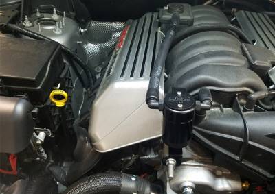 J&L Oil Separator Co - J&L Oil Separator 3.0 Passenger Side Mounted Oil Separator Black 3063P-B