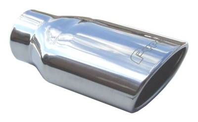 Pypes Performance Exhaust - Pypes EVT29 2.5"x6"x3"x9.5" Stainless Tips Universal for 93-02 Pontiac Firebird
