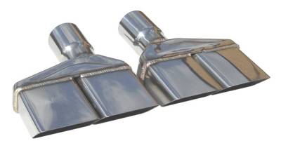 Pypes Performance Exhaust - Pypes EVT86 2.5" Stainless Exhaust Tail Pipe Tips for 70-74 Challenger