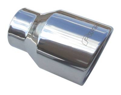Pypes Performance Exhaust - Pypes EVT53 Exhaust Tail Pipe Set 3" To 4" x 6" L Clamp-On Hardware Universal