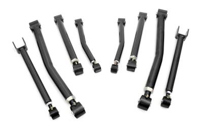 Rough Country Suspension Systems - Rough Country X-Flex Complete Control Arm Set 4"-6" Lift for Jeep JK 11300