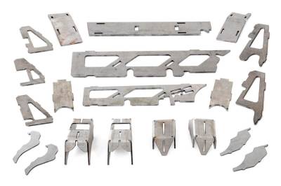 Rough Country Suspension Systems - Rough Country 10565 Dana 30 Front Axle Truss/C-Gusset Kit for 07-18 Wrangler JK