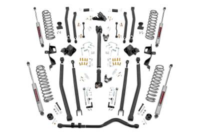 Rough Country Suspension Systems - Rough Country 66030 6" Long Arm Lift Kit for 18-23 Jeep Wrangler JL 4DR 4WD