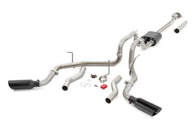 Rough Country Suspension Systems - Rough Country Cat-Back Dual Exhaust System 09-14 F150 5.0L 96010