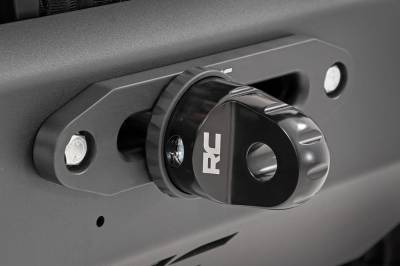 Rough Country Suspension Systems - Rough Country Aluminum Winch Shackle Thimble Black RS131A