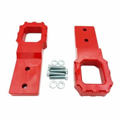 Royal Hooks - Royal Hooks Enhanced Billet Front Tow Hooks Red for Tundra RHO-12031-RD