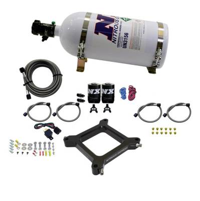 Nitrous Express - Nitrous Express 67040-10 4150 Assassin Plate Stage 6 50-300HP 10LB Bottle