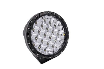 Rugged Ridge - Rugged Ridge 15209.15 DRIVING LIGHT 7" ROUNDBLACKUNIVERSAL