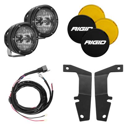 Rigid Industries - Rigid Industries 46704 A-Pillar Light Kit w/4" 360-Series for 10-20 4Runner