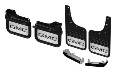 Gatorback - Gatorback 12" Black Front/Rear Mud Flap Set Sierra HD GCR200K-GB2