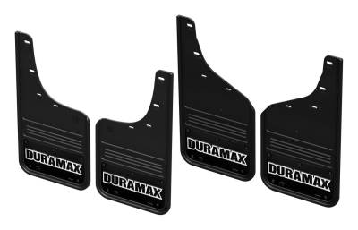 Gatorback - Gatorback 12" Black Front/Rear Mud Flap Set Silverado HD GCR202K-DXW2