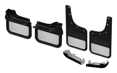 Gatorback - Gatorback 12" Black Front/Rear Mud Flap Set Sierra HD GCR200K-SS