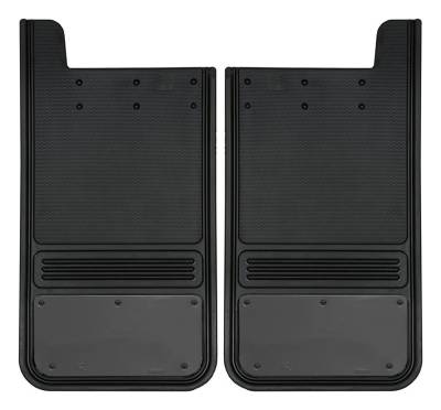 Gatorback - Gatorback 12"x23" Universal Black Mud Flaps Blank Gunmetal GM1223