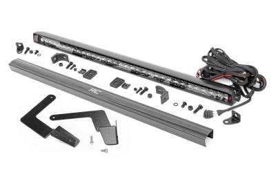 Rough Country Suspension Systems - Rough Country 80668 Grille Mount 30" LED Light Bar Kit for 16-23 Toyota Tacoma